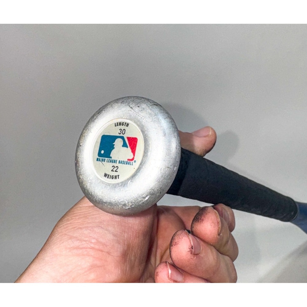Louisville Slugger Omaha Derek Jeter Metal Baseball Bat 30" 22oz YB603 Blue - Picture 6 of 6
